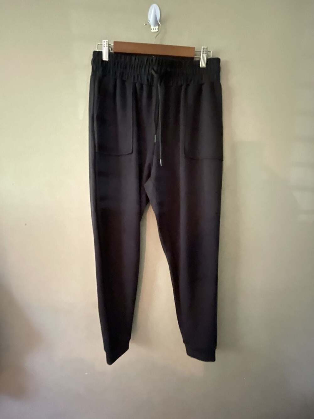 Laundry by Shelli Segal Black Drawstring Joggers with Front Pockets